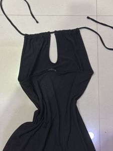 Black Halter Mini Dress Forever 21