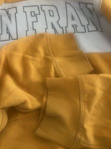 Yellow Graphic Hoodie