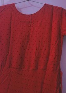Elegant Red Ethnic Gown
