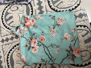 Sea Green Floral Tank Top