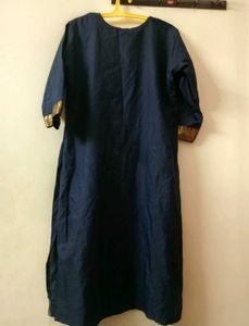 ✨ Elegant Navy Blue Kurti - Unused✨