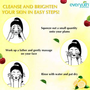 Everyuth Lemon And Cherry Face Wash 150g Pack Of 2