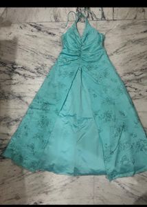 Beautiful Gown With Cape Look