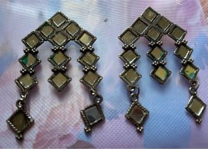 Bohemian Mirrorwork Earrings