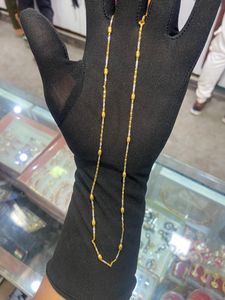Silver gold chain (18 Inch)