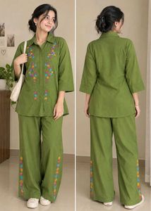 Embroidered co_ord set