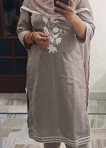 Elegant Embroidered Farshi salwar Kurta Set
