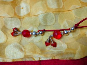 Vibrant Yellow &amp; Red Lehenga Choli Set