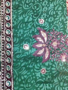 Elegant Green Saree