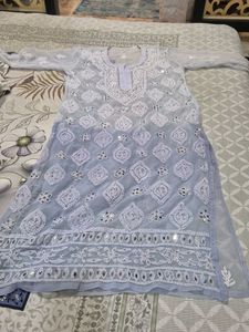 Floral Print Anarkali Kurta