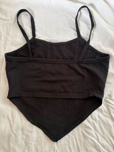 Scarf Bandana Top Black