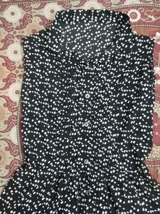 Chic Black &amp; White Mini Dress