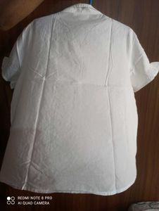 White Embroidered top