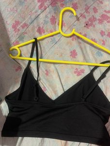 SHEIN V neck crop top