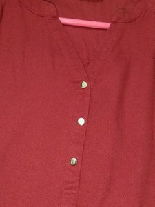 rust red tunic top/kurti🎀
