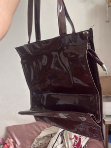 Ted Baker Patent Tote Bag (a little defect)