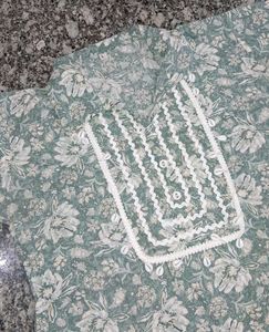 Floral Print Kurta with Pants
