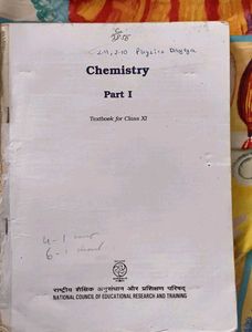 Chemistry Part I Textbook for Class XI