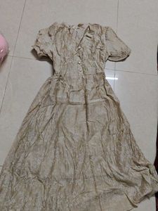 Price Drop alert Elegant Beige stylish frock