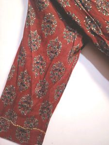 Maroon Kurta Set