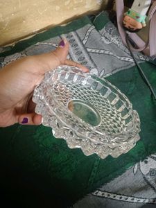 Crystal Glass Decorative Bowl