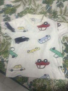 Cute Car Print T-Shirt
