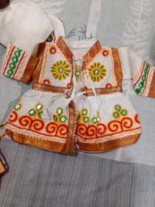 Embroidered Baby boy krisna outfit