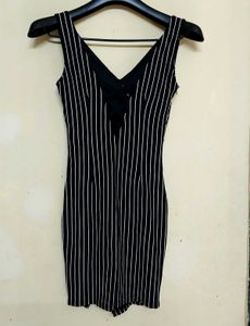 Chic Pinstripe Mini Dress