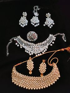 silver and golden set