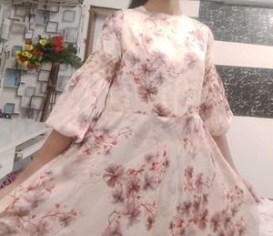 Floral Silk Frock