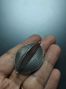 Pure Silver Unique Leaf-Shaped Ring