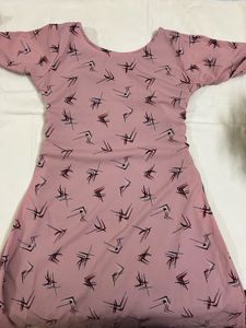 Stylish Pink Printed Kurta