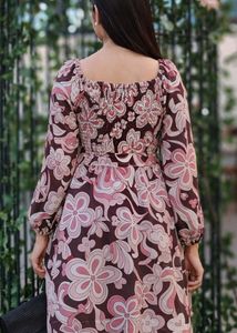 Floral Print Midi Dress