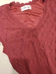 knitted lace dress