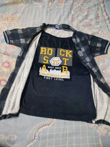 Boys Outfit - Shirt &amp; Tee