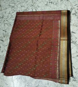 Elegant Maroon Saree