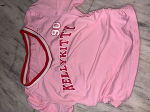 savana Pink Hello Kitty Graphic Long Sleeve Top