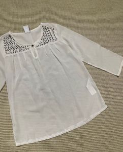 Veromoda White Sheer Top