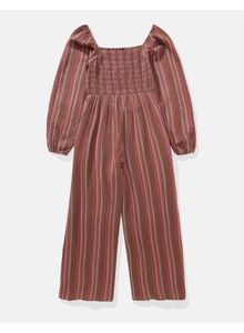 AE Puff Sleeve Smocked Jumpsui