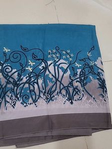 Beautiful Teal Floral scaff