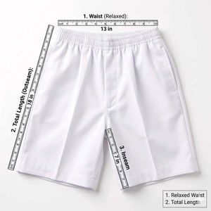 Classic White Shorts for boys 4-6 years old