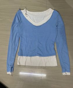 Layered Long Sleeve Top