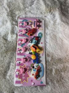 Cute Car Theme Keychain Set