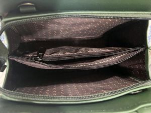 Beautiful Green Purse With Long Belt