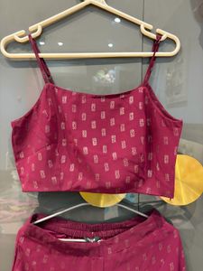 BURGUNDY FESTIVE CO-ORD SET