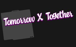 taylor swift and TXT  logos