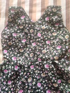 Floral Tie-Back Peplum Top
