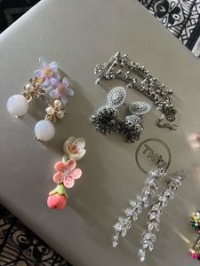 Assorted Hair Accessories Set and earrings