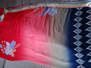 "DISCOUNT OFFER"Printed Saree With Blouse