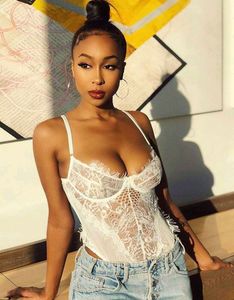 Lacey Corset Bodysuit (Backless)